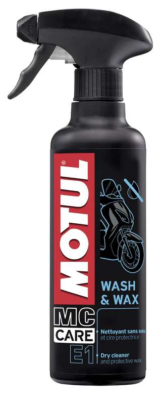 MOTUL E1 Wash &amp; Wax Dry Cleaner - 400ml spray 