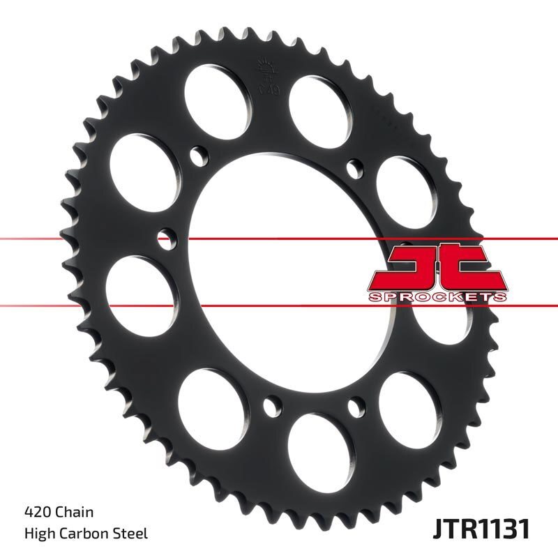 JT SPROCKETS Steel Standard 47 teeth Rear Sprocket 1131 - 420