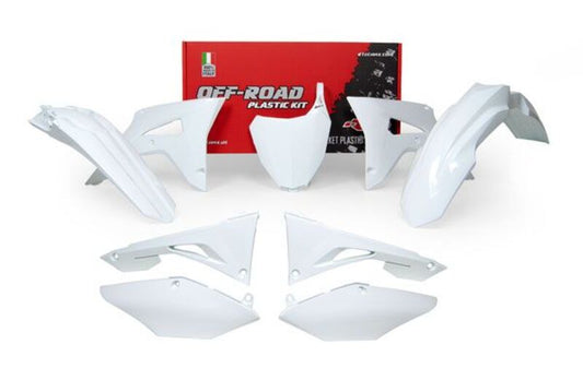 RACETECH Revolution Plastic Kit - White Honda CRF