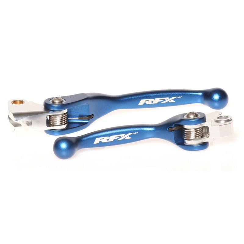 RFX Race Forged Flexible Lever Set (Blue) - Yamaha WRF 250-450