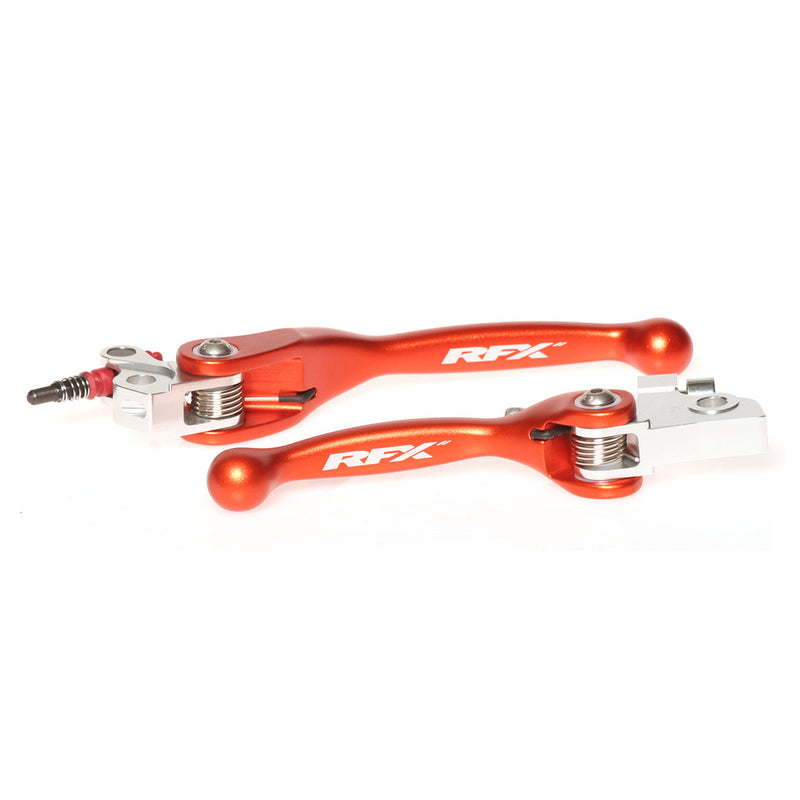 RFX Race Forged Flexible Lever Set (Orange) - KTM SX65/85