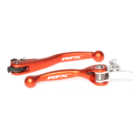 RFX Race Forged Flexible Lever Set (Orange) - KTM Various Brembo Brake / Magura Clutch