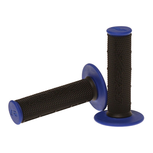 RFX Pro Series Dual Compound Grips Black Center (Black/Blue) Pair