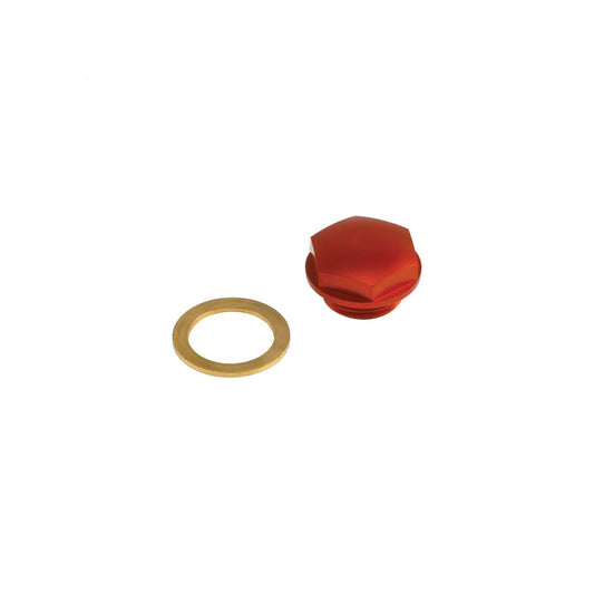 RFX Race Oil Filler Plug (Orange) - KTM SX65 Oil Sight Plug Replacement