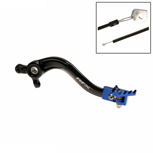 RFX Pro ST Rear Brake Lever (Black/Blue) - Yamaha YZ65/85