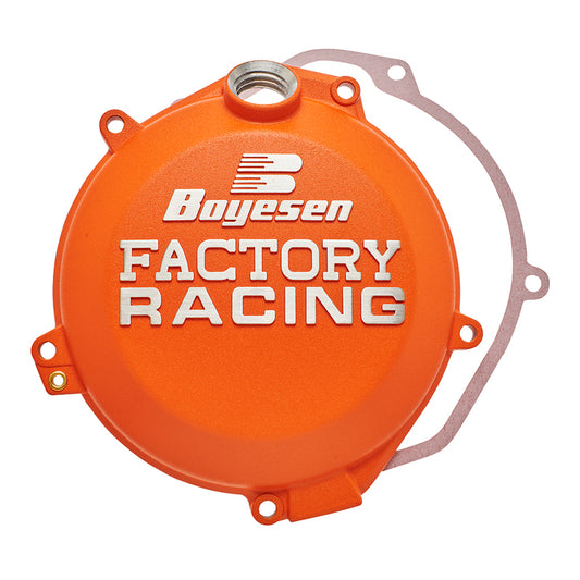 BOYESEN Factory Racing Clutch Cover Orange - KTM SX85