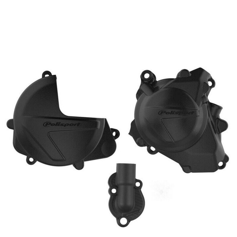 POLISPORT Clutch, Ignition And Water Pump Cover Protection Set - Honda CRF 450 R (17-22)