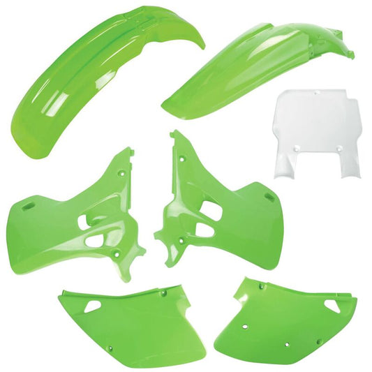 POLISPORT Plastic Kit OEM Color - Kawasaki KX 125/250