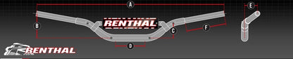 RENTHAL 7/8" 971 RC Stuur - Hard geanodiseerd