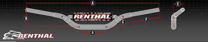 RENTHAL 7/8" RC High Stuur - Hard geanodiseerd