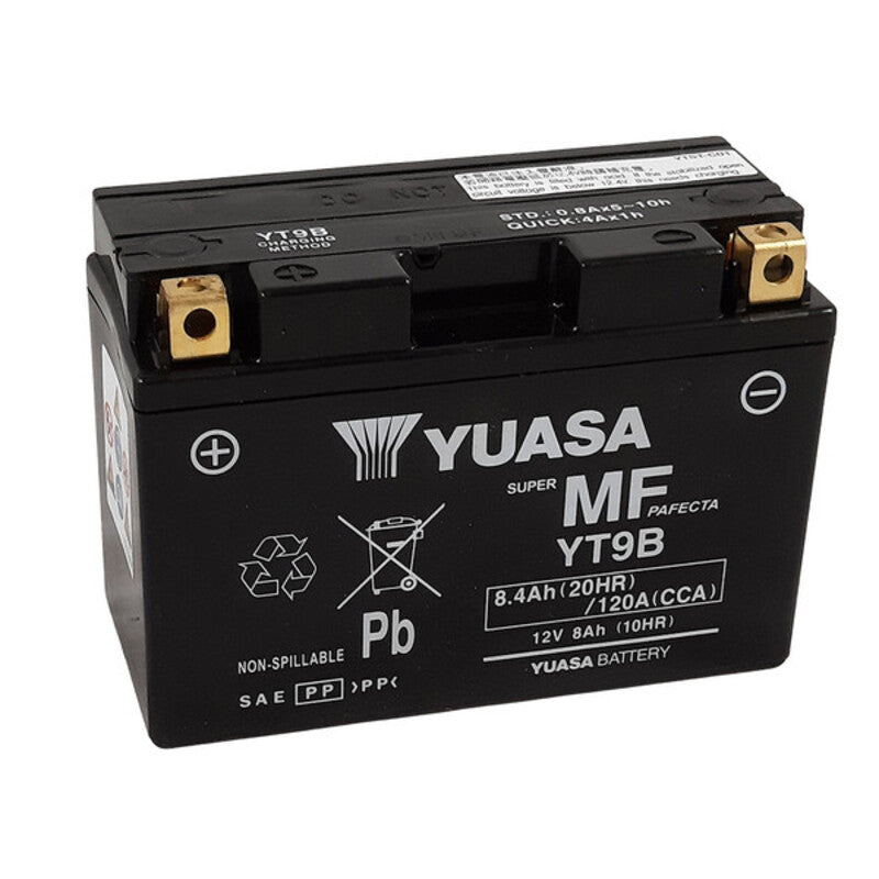 YUASA W/C Battery Maintenance Free Factory Activated - YT9B