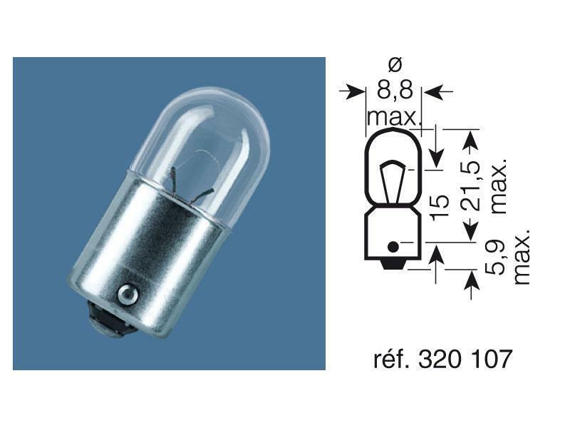 OSRAM Original Line T4W Lamps 12V 4W 