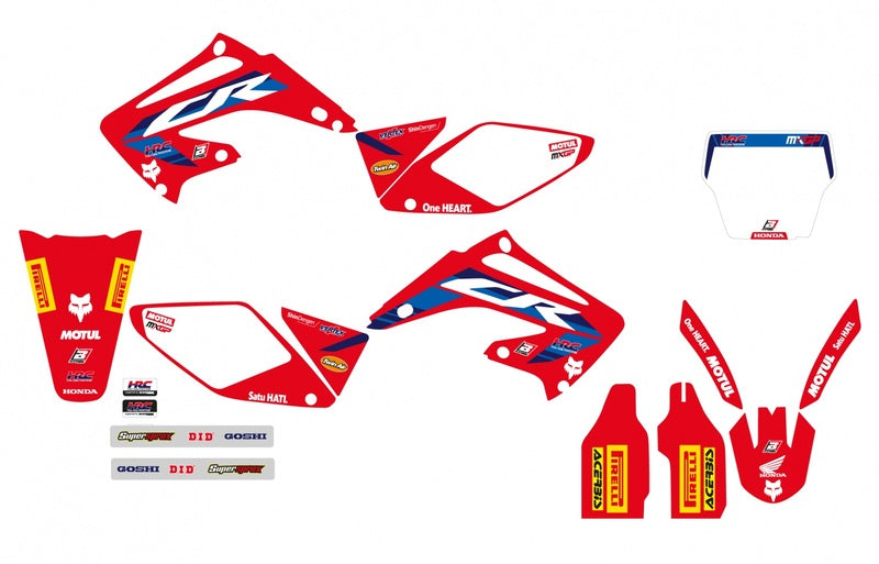 BLACKBIRD Team HRC 23 Honda komplettes Grafik-Kit