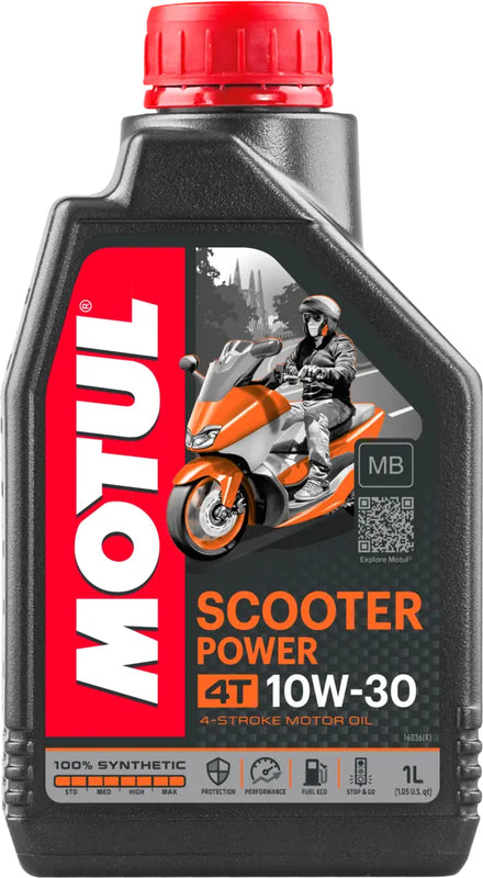 MOTUL Scooter Power 4T Motor Oil - 10W30 1L x12