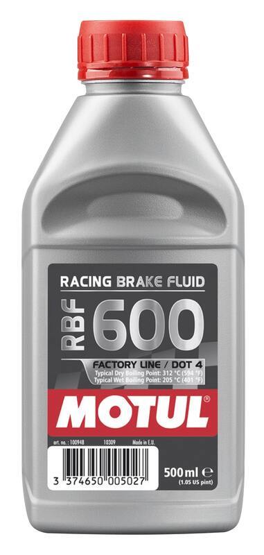 MOTUL DOT 4 RBF 600 Racing Brake Fluid - 500ml x12