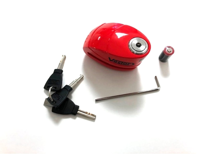 VECTOR The Max Alarm Disc Lock (120dB) - Ø14mm - SRA Certified - 10 pcs