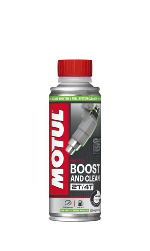 MOTUL Boost and Clean Moto Fuel Additive - 200ml x 12