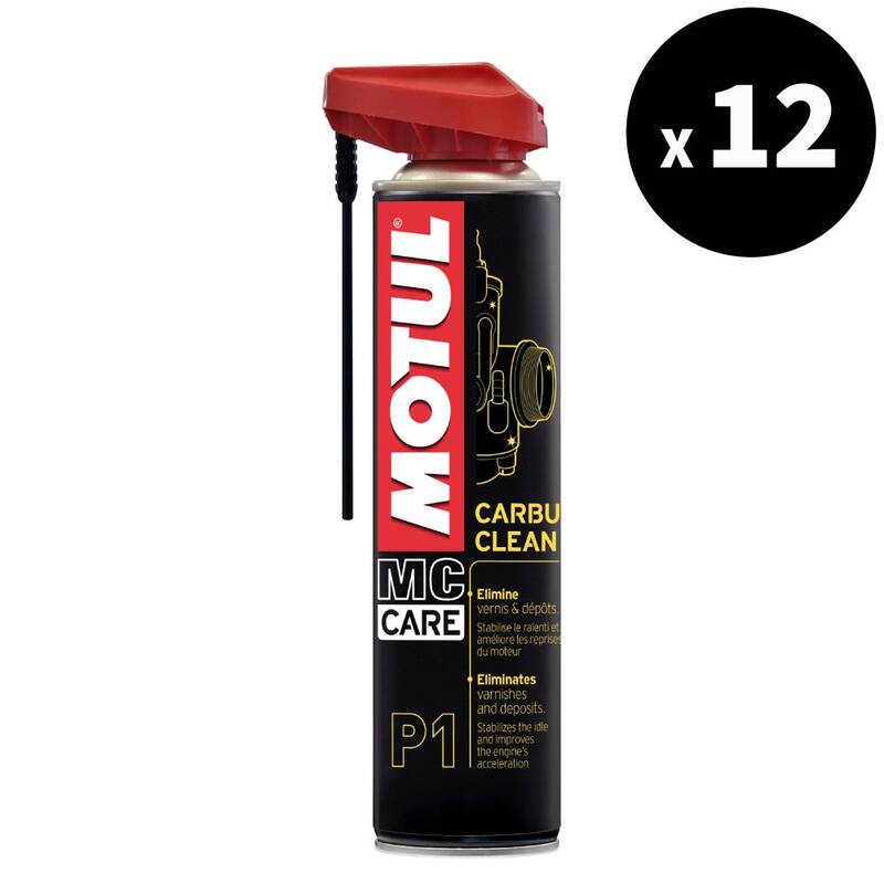 MOTUL MC Care P1 Carbu Clean Carburateurreiniger - Spray 400 ml x 12