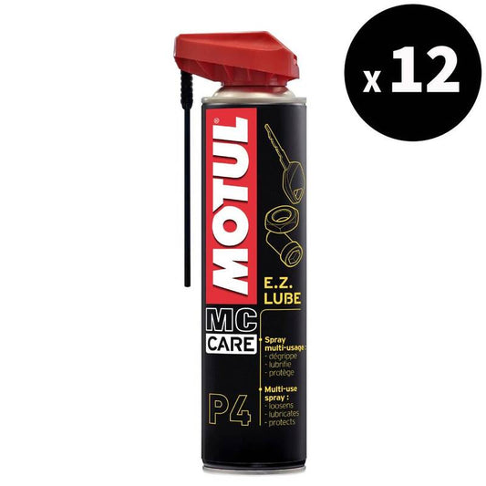 MOTUL MC Care P4 E.Z. Smeermiddel - Spray 400 ml x 12