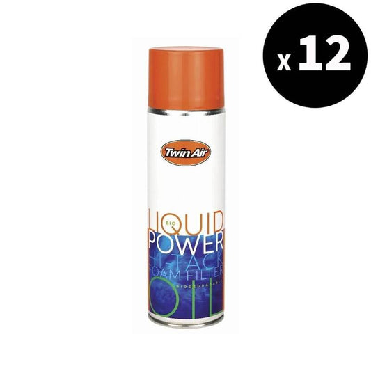 TWIN AIR Bio Liquid Power Foam Luchtfilterolie - 500ml x12