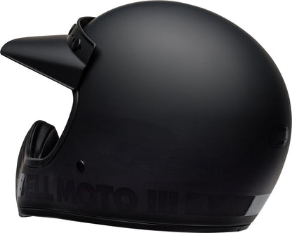 BELL Moto-3 Classic Helmet - Matte/Gloss Blackout