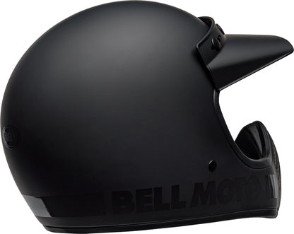 BELL Moto-3 Classic Helmet - Matte/Gloss Blackout