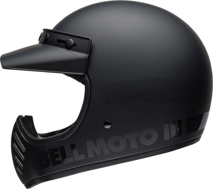 BELL Moto-3 Classic Helmet - Matte/Gloss Blackout