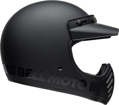 BELL Moto-3 Classic Helmet - Matte/Gloss Blackout