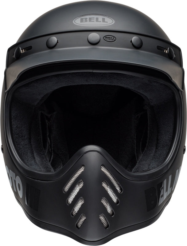 BELL Moto-3 Classic Helmet - Matte/Gloss Blackout