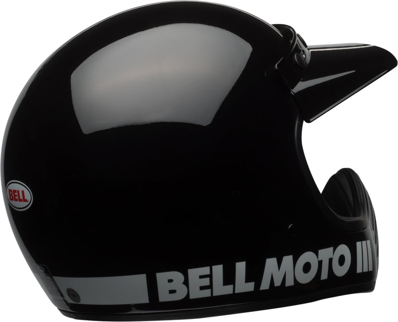 BELL Moto-3 Classic Helmet - Matte/Gloss Blackout