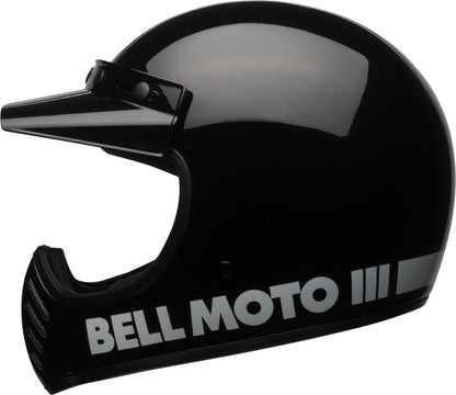 BELL Moto-3 Classic Helmet - Matte/Gloss Blackout