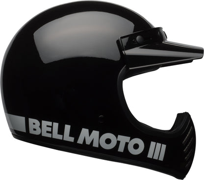 BELL Moto-3 Classic Helmet - Matte/Gloss Blackout