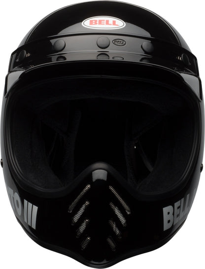 BELL Moto-3 Classic Helmet - Matte/Gloss Blackout