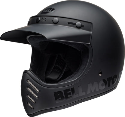 BELL Moto-3 Classic Helmet - Matte/Gloss Blackout