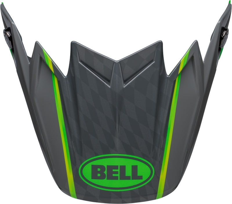 BELL Moto9 Flex SPRITE Off-Road Flex Peak - Grey/Green