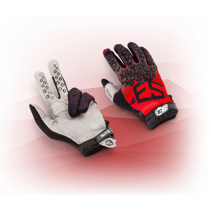 S3 Angel Nuts Hard Enduro Gloves - Red