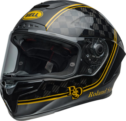 BELL Race Star DLX Flex Helmet - RSD Player Matte/Gloss Black/Gold