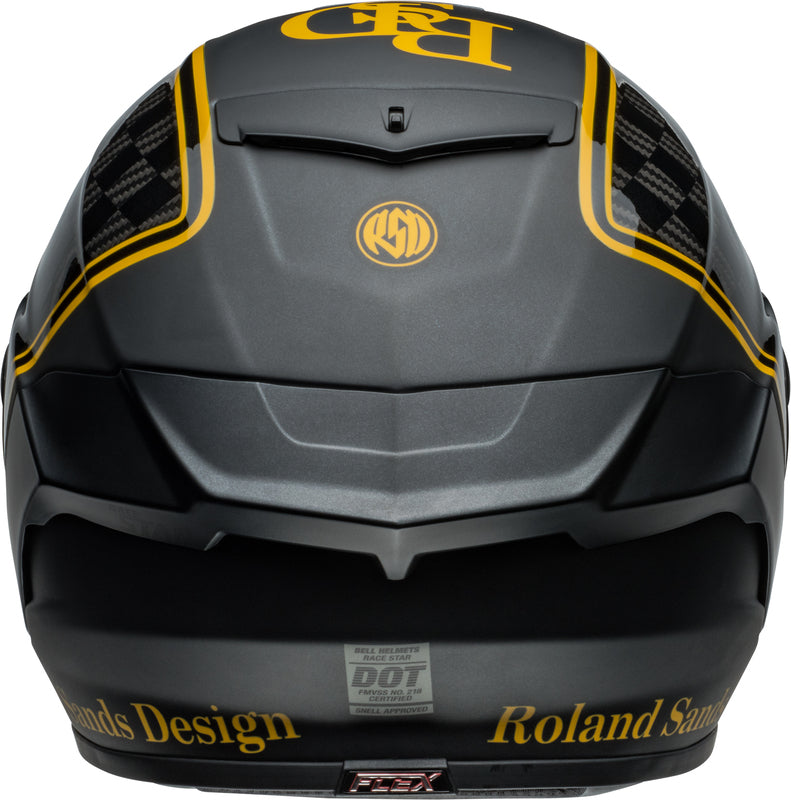 BELL Race Star DLX Flex Helmet - RSD Player Matte/Gloss Black/Gold