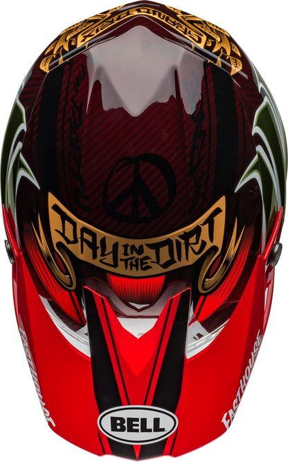 BELL Moto-10 Spherical Helmet - Fasthouse DITD 24 Gloss Red/Gold