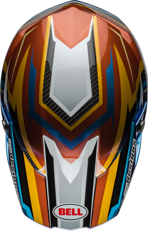 BELL Moto-10 Spherical Helmet - Tomac Replica 24 Gloss White/Gold