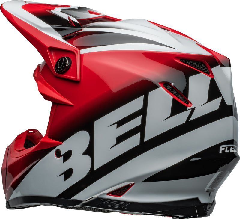 BELL Moto-9S Flex Helmet - Rail Gloss Blue/White