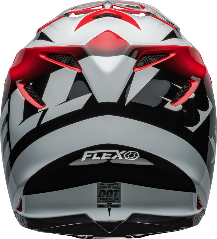 BELL Moto-9S Flex Helmet - Rail Gloss Blue/White