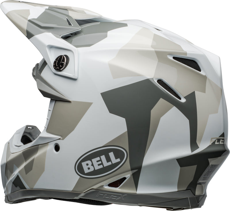 BELL Moto-9S Flex Helmet - Rover Gloss White Camo