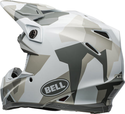 BELL Moto-9S Flex Helmet - Rover Gloss White Camo