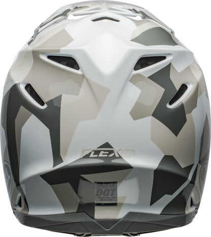 BELL Moto-9S Flex Helmet - Rover Gloss White Camo