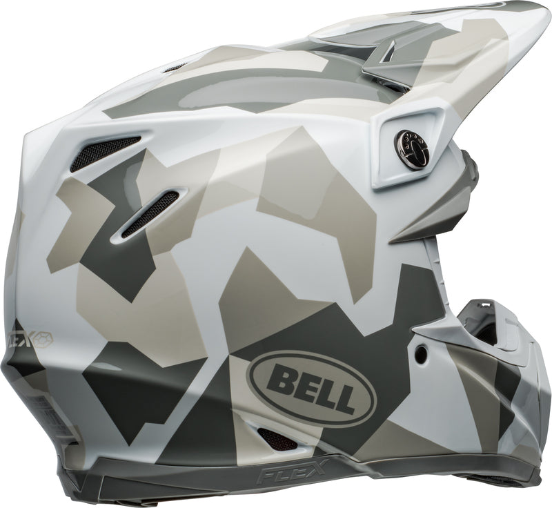 BELL Moto-9S Flex Helmet - Rover Gloss White Camo