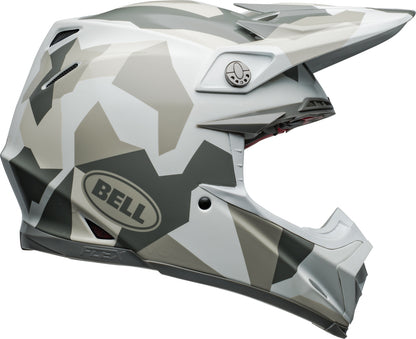 BELL Moto-9S Flex Helmet - Rover Gloss White Camo