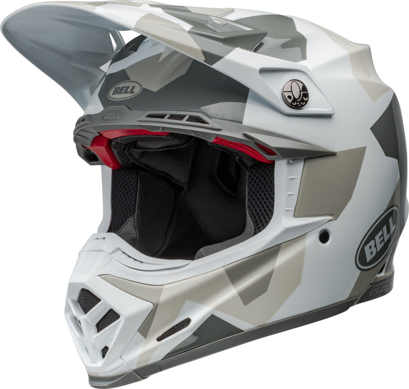 BELL Moto-9S Flex Helmet - Rover Gloss White Camo