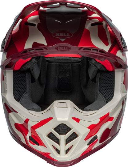 BELL Moto-9S Flex Helmet - Ferrandis Méchant Gloss Red/Silver