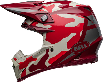 BELL Moto-9S Flex Helmet - Ferrandis Méchant Gloss Red/Silver